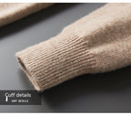 NovaWeave Half Zip Sweater For Men, 100% Australian Wool