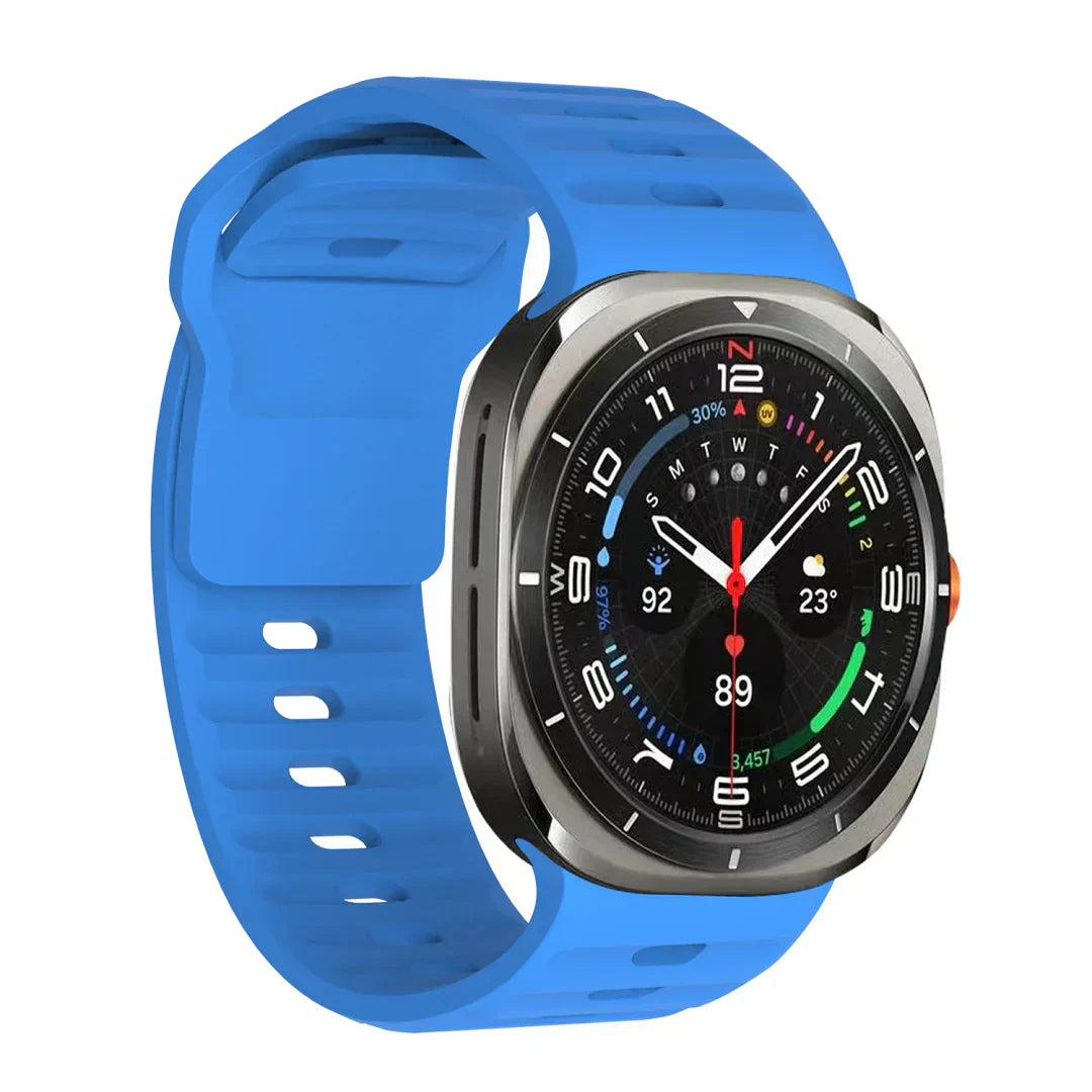 Galaxy Watch Ultra silikonearmbånd, Kirrea slank pasform med neglespænde rem