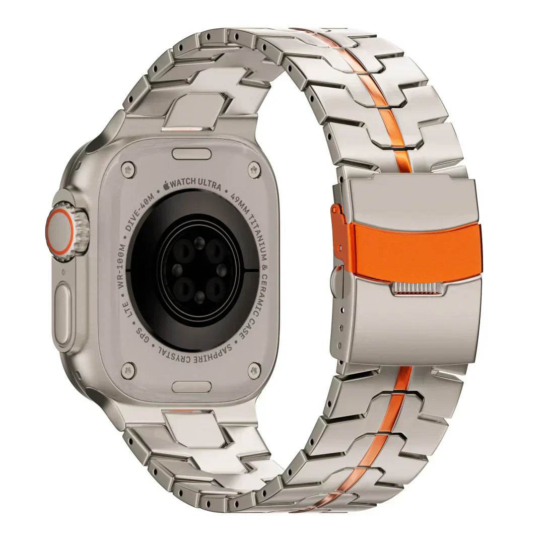 Apple Watch Titanium Band, Aurex Grade 2 Titanium, Lightweight 62g