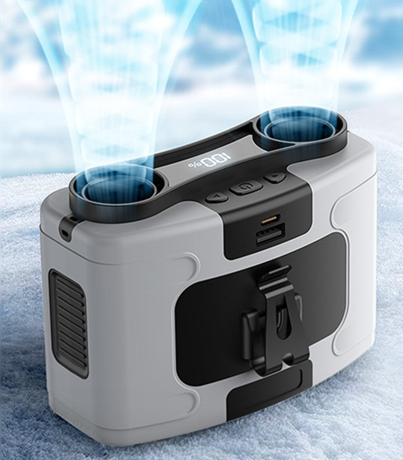Portable Waist-Mounted Cooling Fan