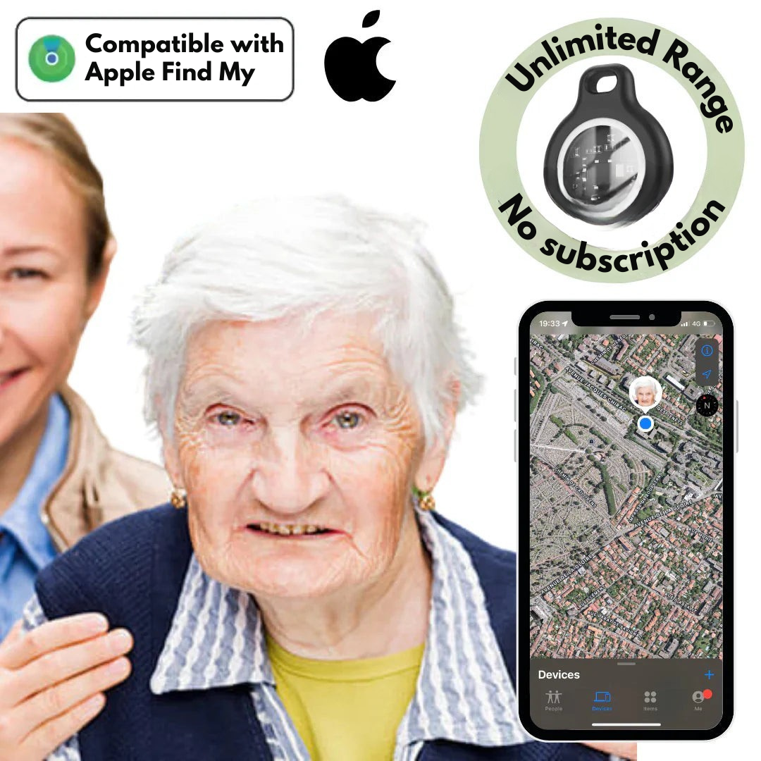 Localizzatore GPS per anziani con struttura impermeabile e aggiornamenti sulla posizione in tempo reale | Fioriscas