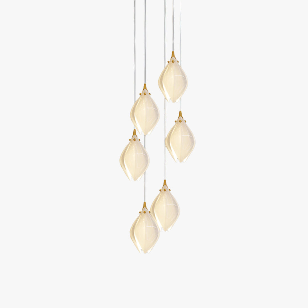 Olivia Luxury Metal Ceramic Pendant Light Living Room Bedroom - Neutralighting