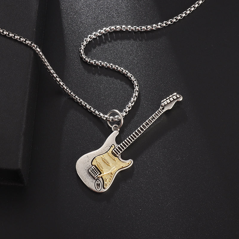 Colar com Motivo de Guitarra Aurelle para Amantes de Música e Criativos | Fioriscas