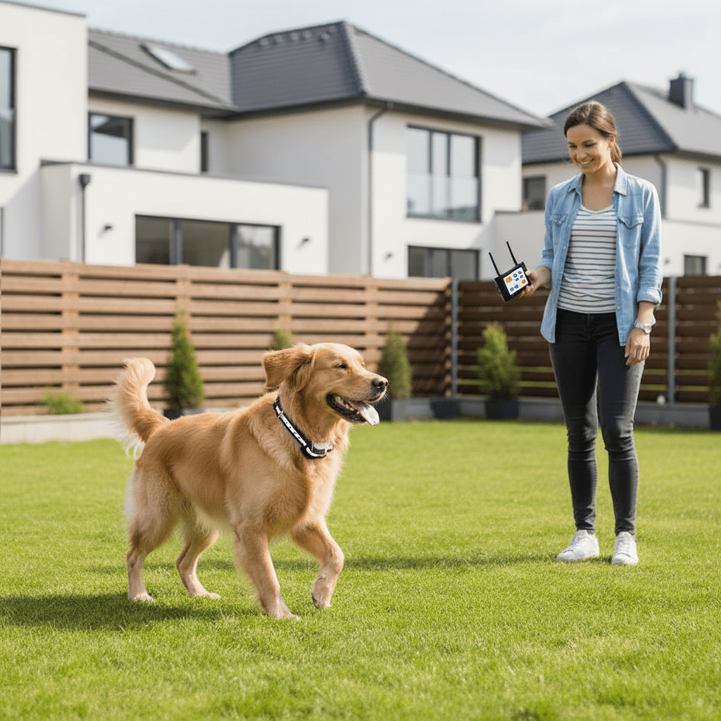 Sistema de cerca e treino para cães sem fios - Fioriscas