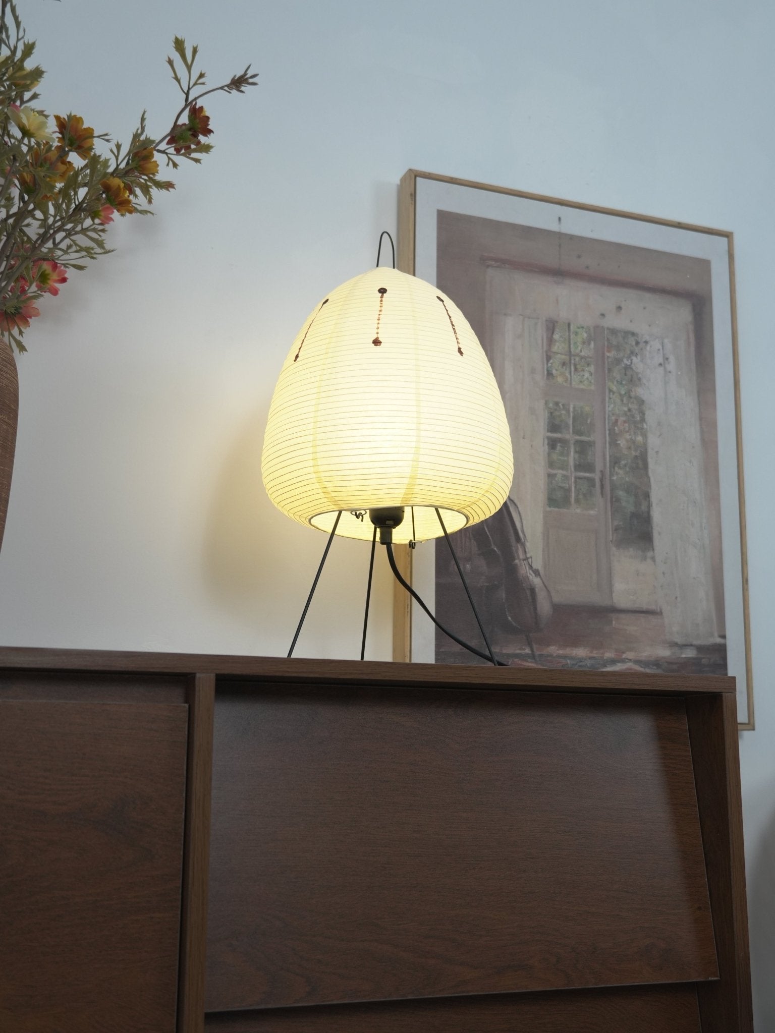 Shiori Glow Handmade Mulberry Paper Table Lamp Inspired By Japanese Lanterns