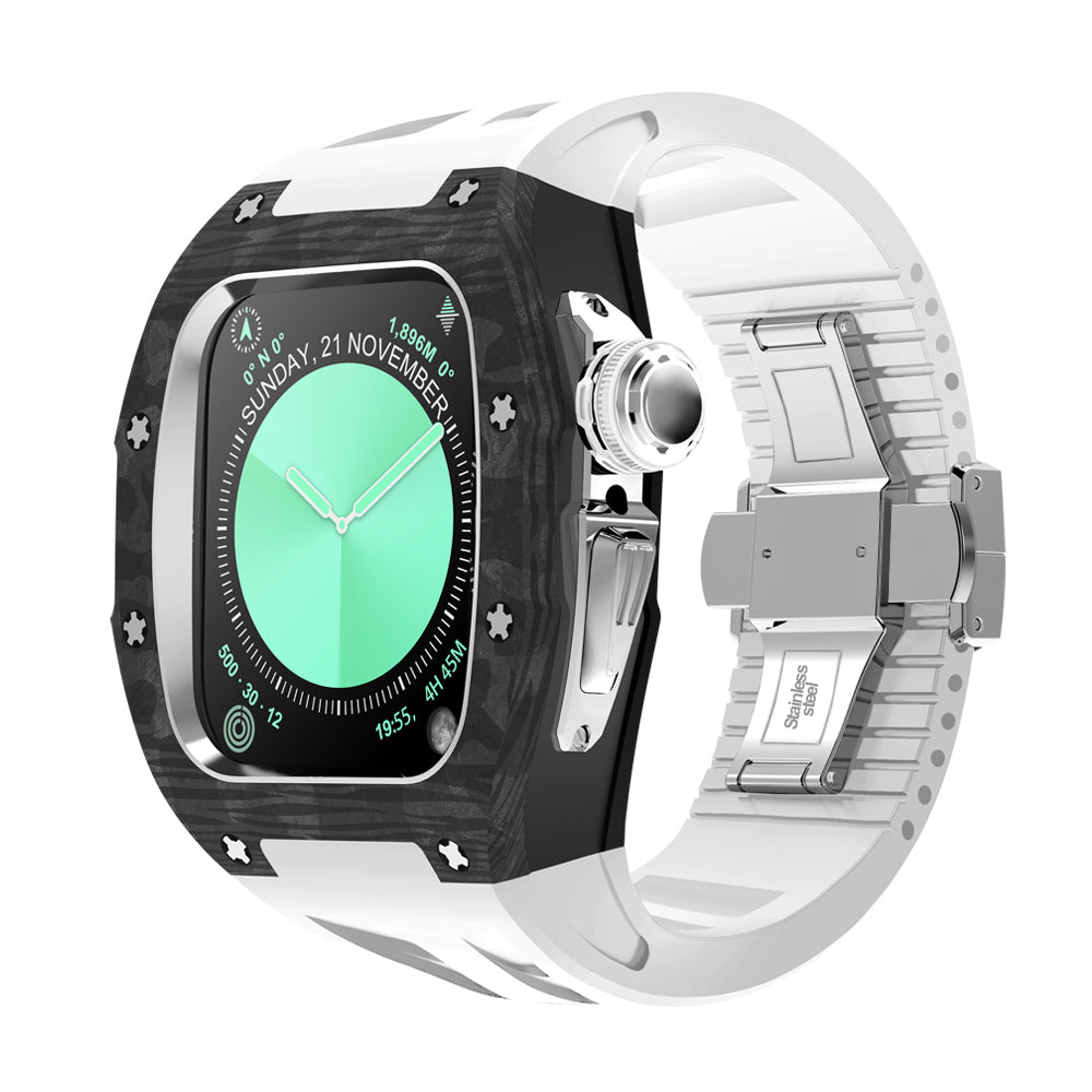 Carbon Fiber Titanium Retrofit Case, NovaCarb S10 Apple Watch Kit