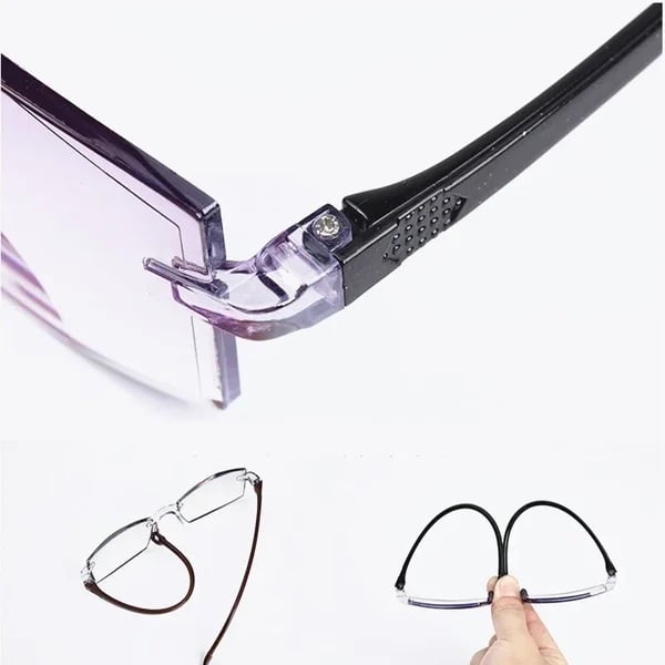 New Sapphire High Hardness Anti-Blue Dual-Use Reading Glasses