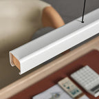 Lampada a sospensione lineare minimalista classica Orva in bianco e nero | Fioriscas