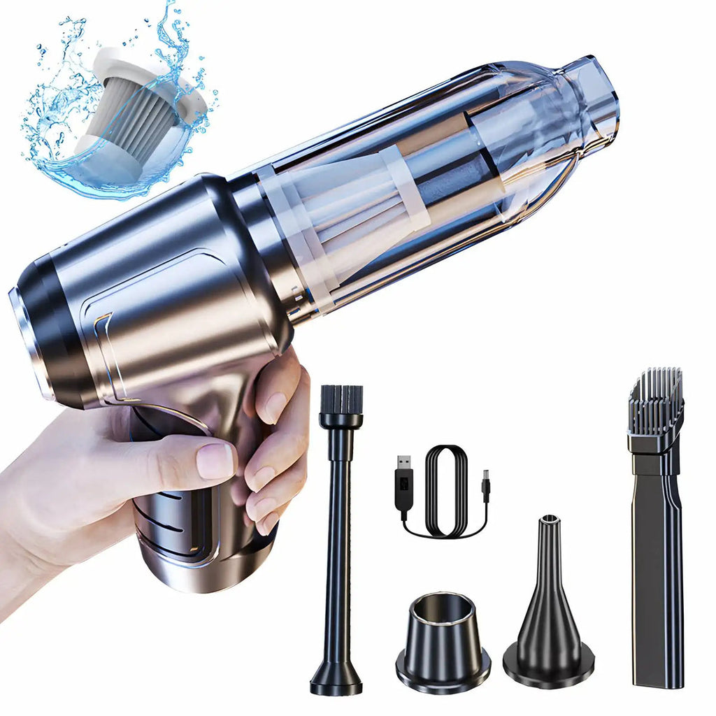 Cordless Car Vacuum With 95000Pa Suction For Drivers | Fioriscas