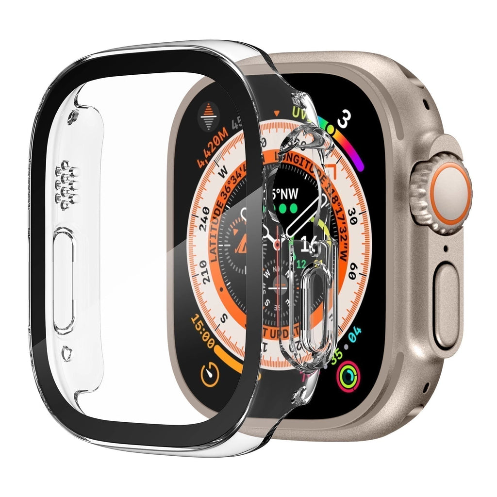 NovaGuard Snap-On Apple Watch Case With Tempered Glass Screen Cover