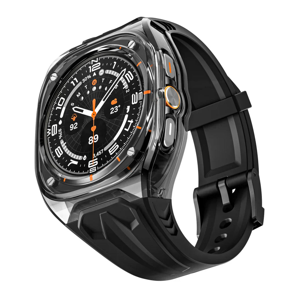 Pouzdro a řemínek Samsung Galaxy Watch Ultra, sada Lumeo Retrofit, 47 mm