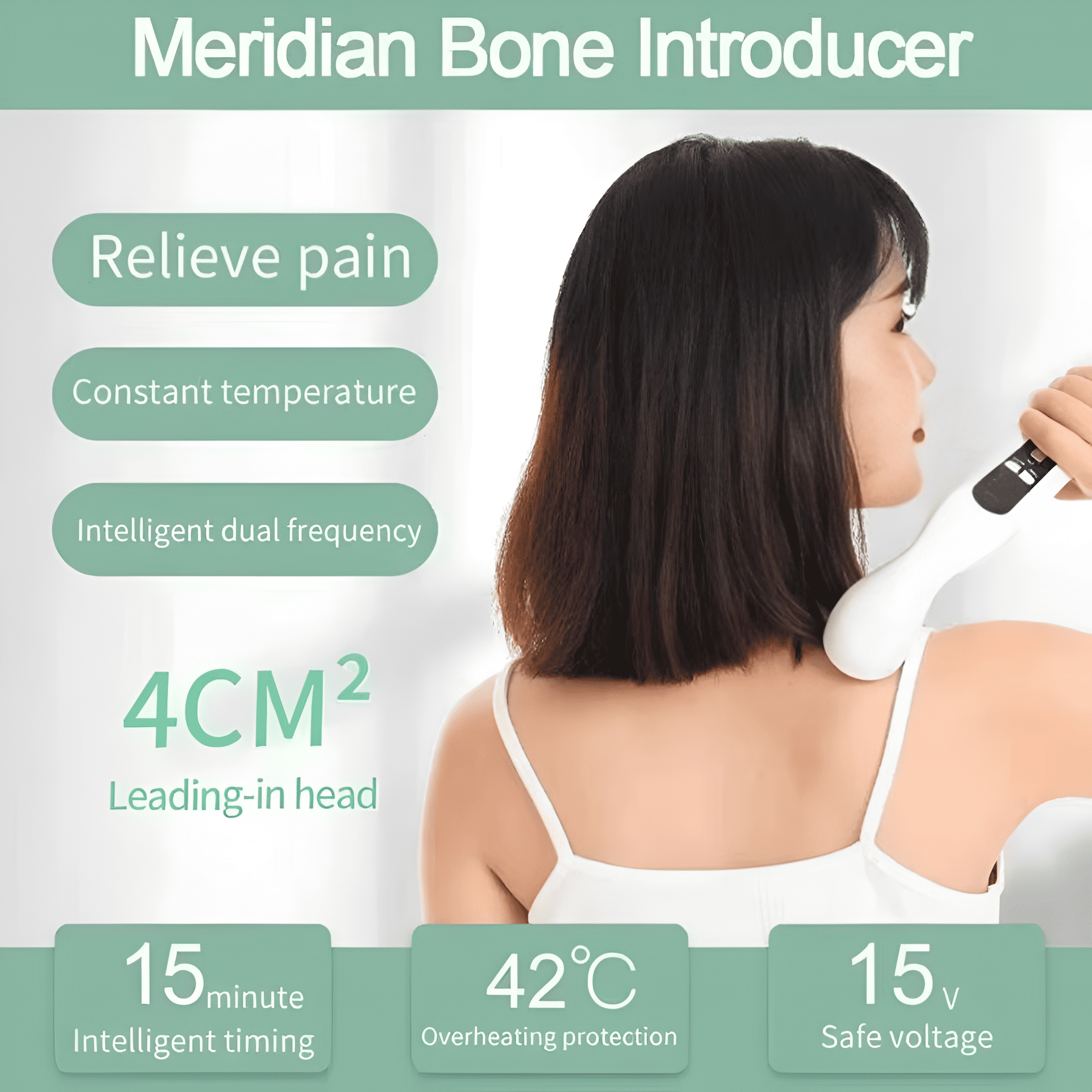 ApexPulse Ultrasonic Comfort Device At Home With Three Intensity Settings