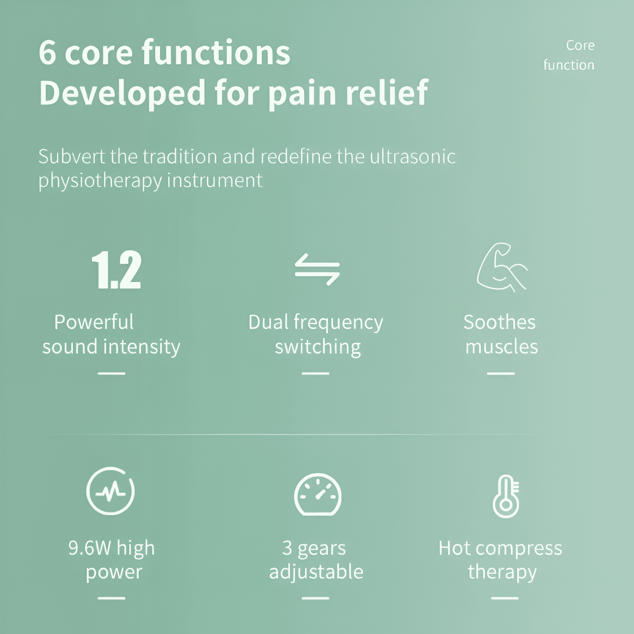 ApexPulse Ultrasonic Comfort Device At Home With Three Intensity Settings