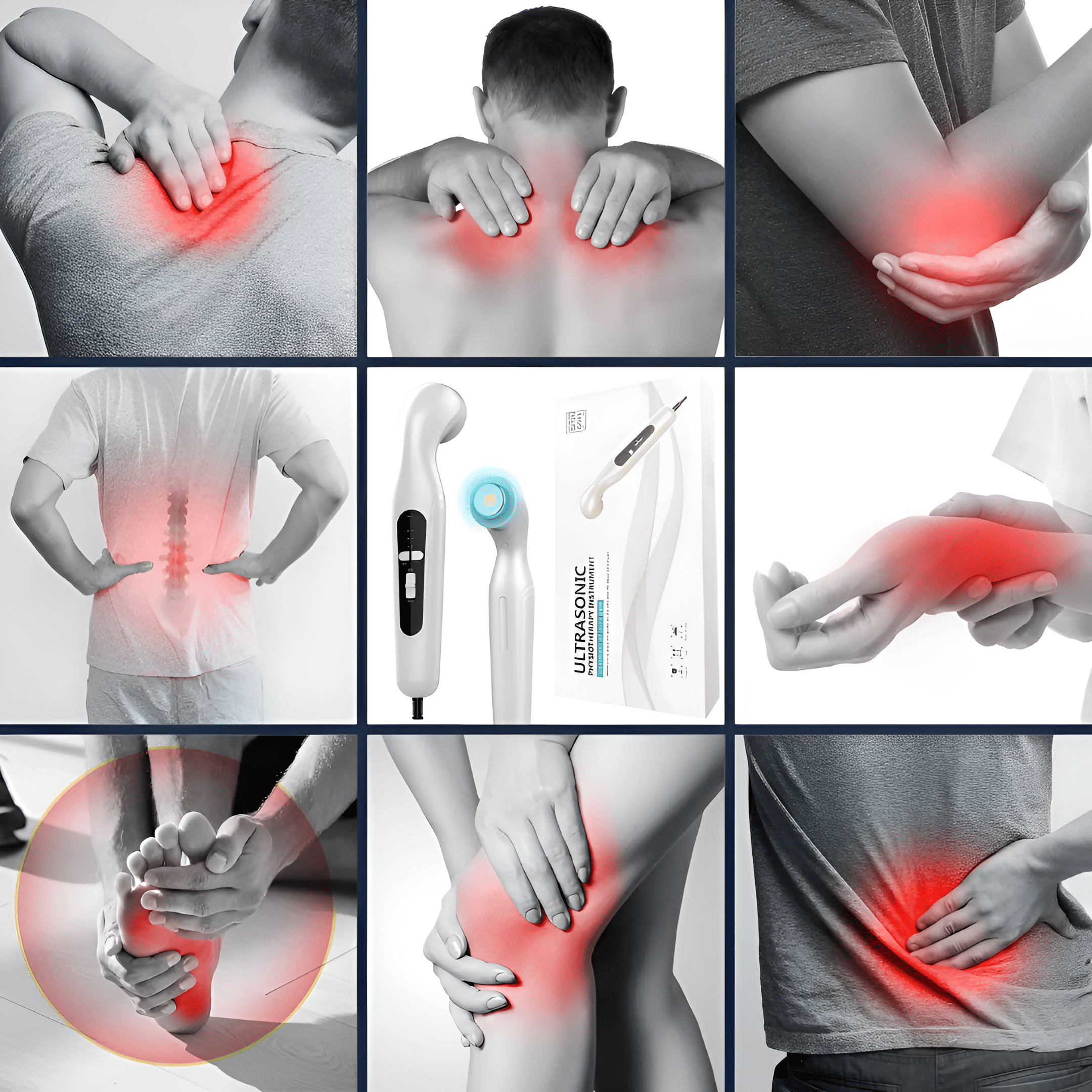 ApexPulse Ultrasonic Comfort Device At Home With Three Intensity Settings