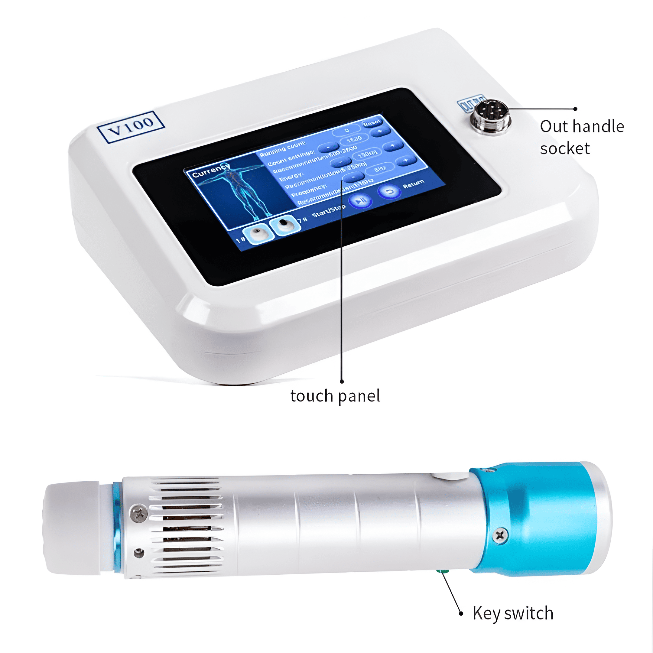 PulseNova Portable Shockwave Therapy Device For Knee Pain Relief