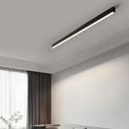 Noirline lineær LED-loftslampe, sort finish, 4 længder