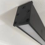 Solin lineær sort loftslampe/væglampe | Fioriscas