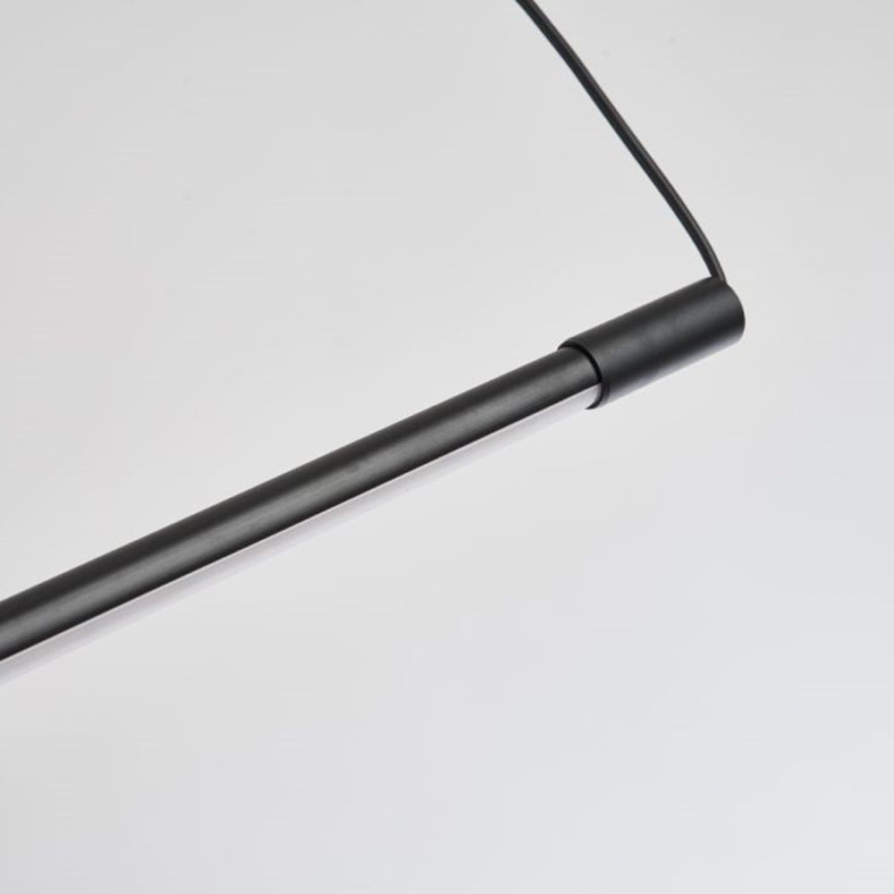 Lampada a sospensione lineare minimalista Zynar, nero | Fioriscas
