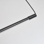 Lampada a sospensione lineare minimalista Zynar, nero | Fioriscas