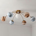 Lampada da soffitto a plafone Aria Modern Planet, soggiorno | Fioriscas