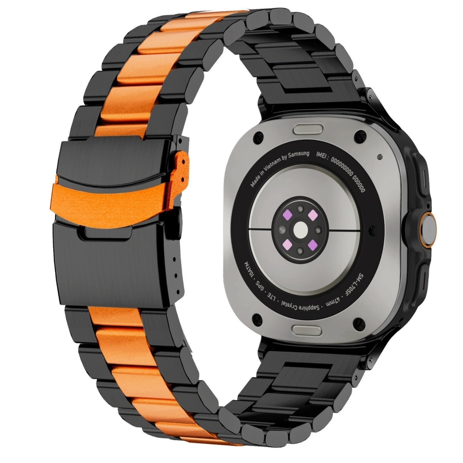 Aurex Titanium Watch Band for Samsung Galaxy Watch Ultra, Folding Buckle