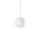 LumaVerde Organic-Shape Pendant Light, Hand-Blown Glass Finish, 4 Sizes