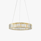 Kristy Elegant Round Crystal Chandelier, Clear - Neutralighting