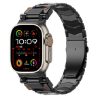 Elestra V01 titanový řemínek na hodinky pro Apple Watch, design ve tvaru V