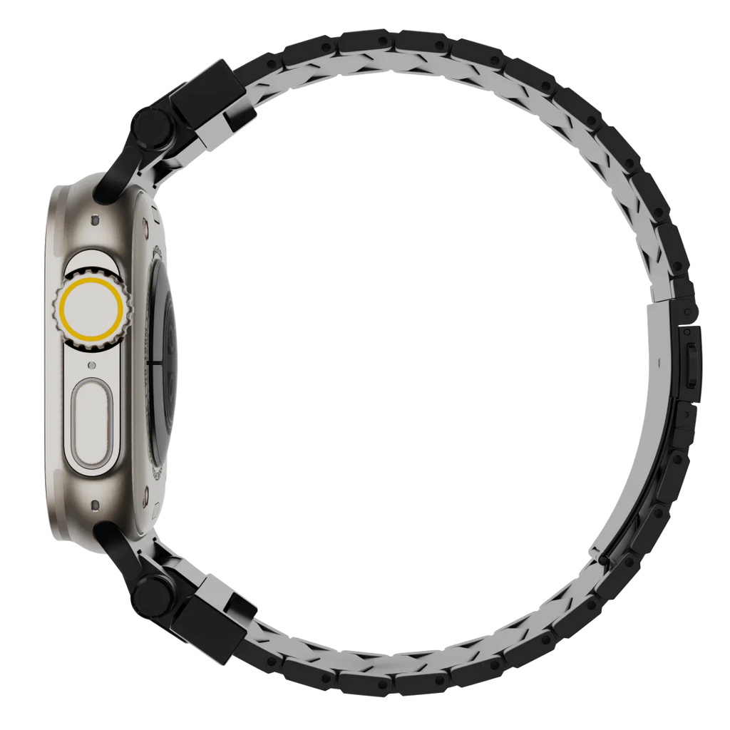 Elestra V01 titanový řemínek na hodinky pro Apple Watch, design ve tvaru V