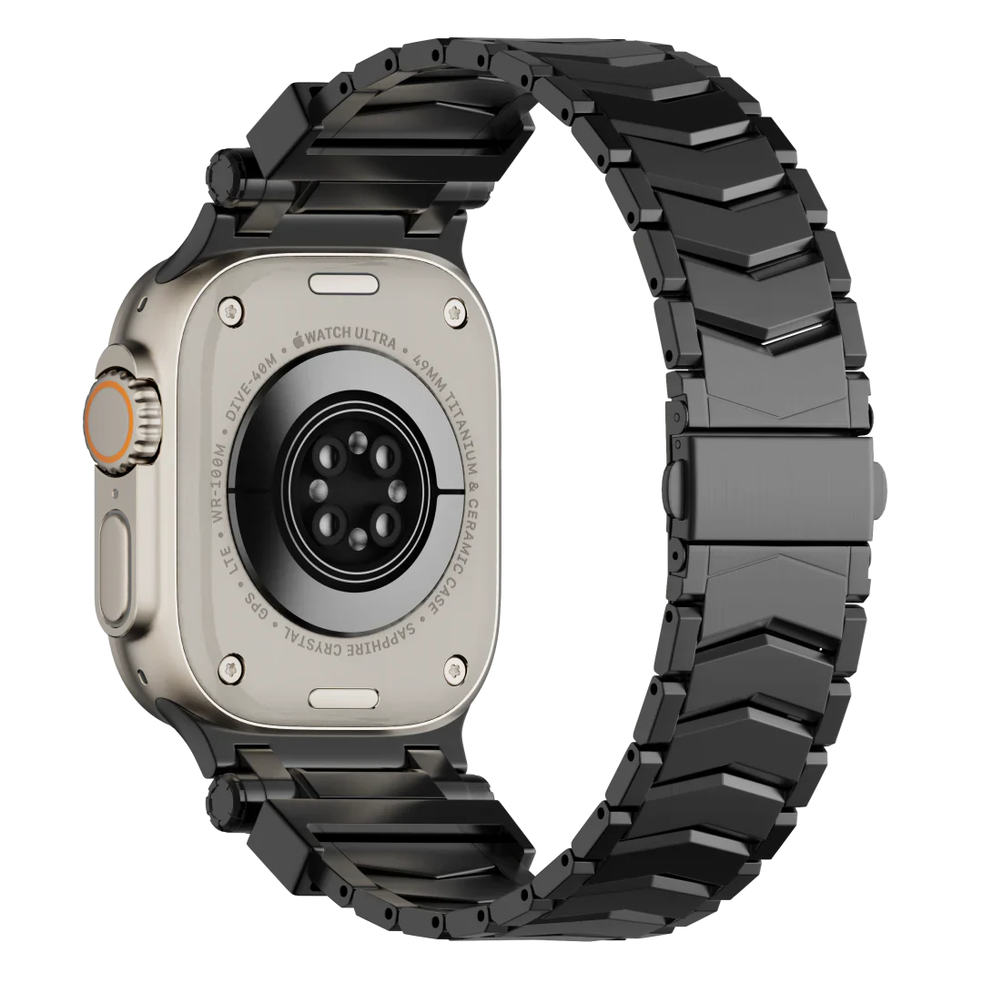 Elestra V01 titanový řemínek na hodinky pro Apple Watch, design ve tvaru V