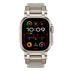 Elestra V01 titanový řemínek na hodinky pro Apple Watch, design ve tvaru V