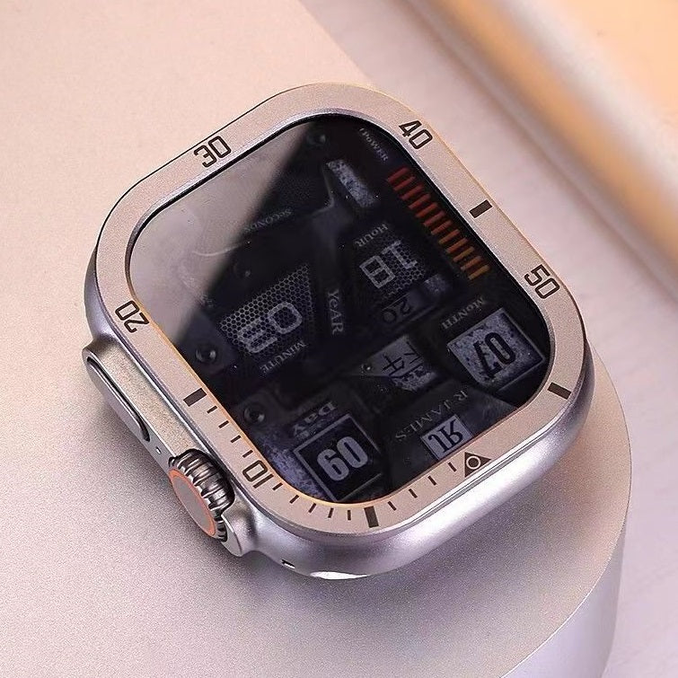 Gehard glazen schermbeschermer voor Apple Watch Ultra, Vellon