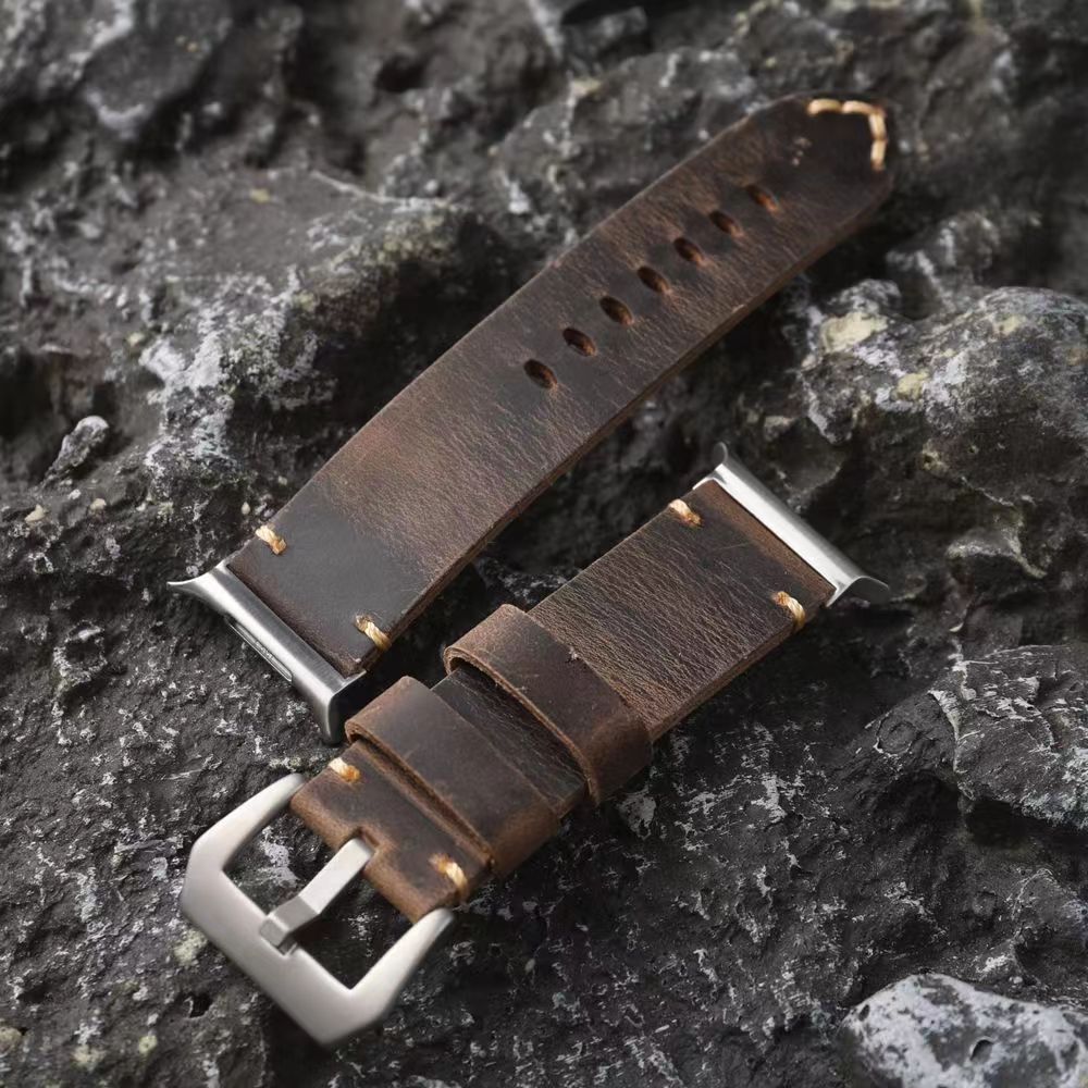 רצועת עור מלא של Brookmere עבור Samsung Galaxy Watch Ultra 47 מ״מ