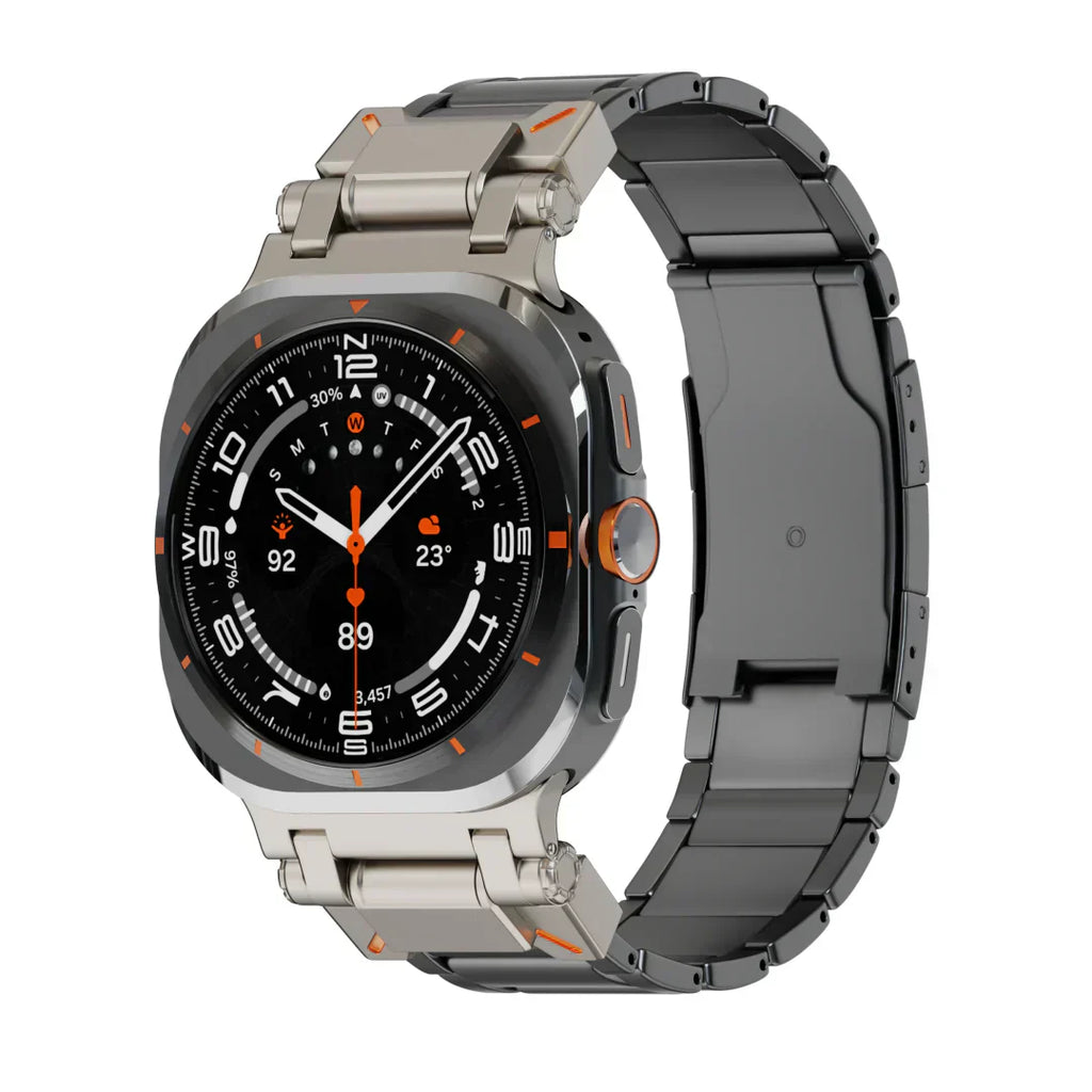 Titanový řemínek Samsung Galaxy Watch Ultra, skládací přezka Voyager