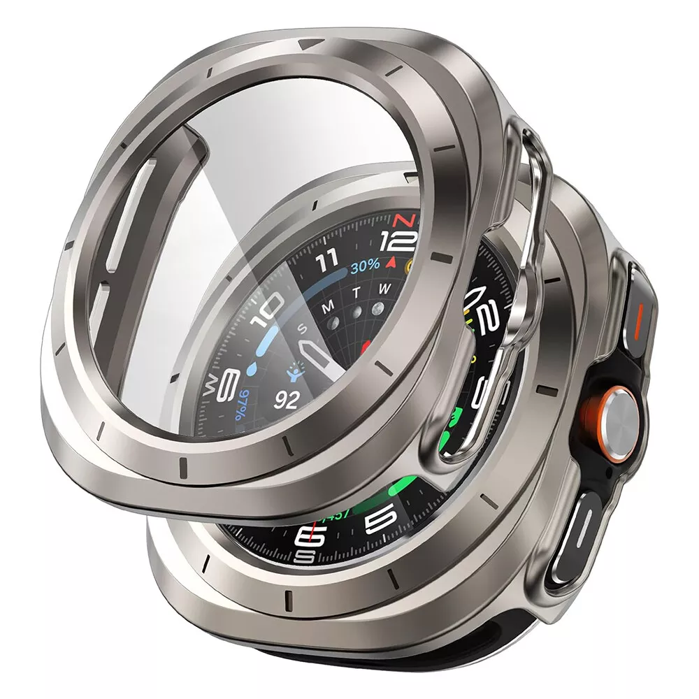 Samsung Galaxy Watch Ultra 47mm etui, Orvalo hærdet glascover