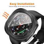 Samsung Galaxy Watch Ultra 47mm etui, Orvalo hærdet glascover