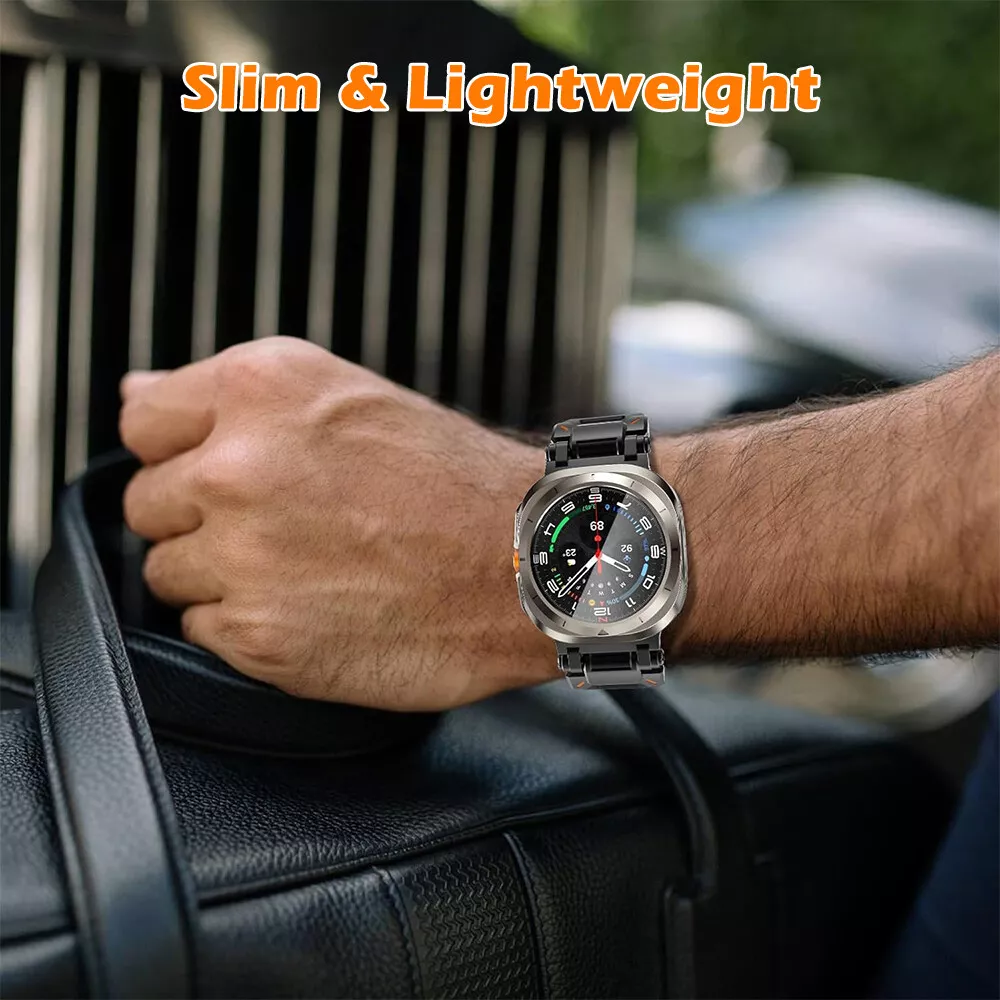 Samsung Galaxy Watch Ultra 47mm etui, Orvalo hærdet glascover