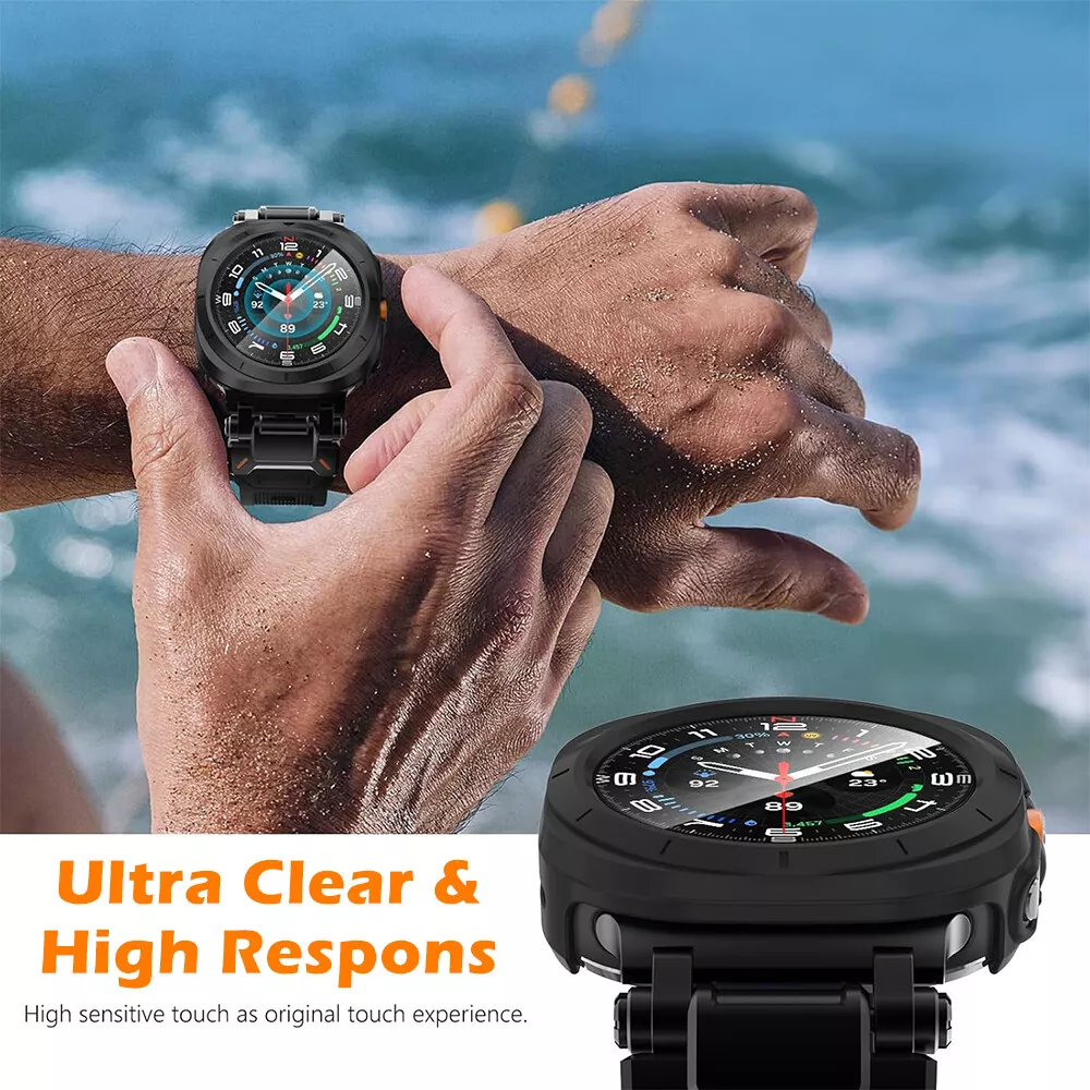 Samsung Galaxy Watch Ultra 47mm etui, Orvalo hærdet glascover