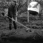 Cordless Grass Trimmer with Adjustable Cutting Width for Lawn Care & Garden Maintenance