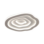 Lampada da soffitto ondulata in acrilico, luce LED bianco caldo AureliaWave
