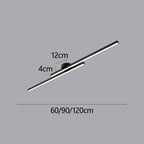 Ultra-Slim LED Semi-Flush Ceiling Light in Aluminum, LumenVale
