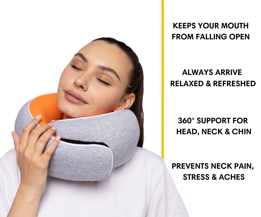 Memory Foam Travel Neck Pillow | Fioriscas