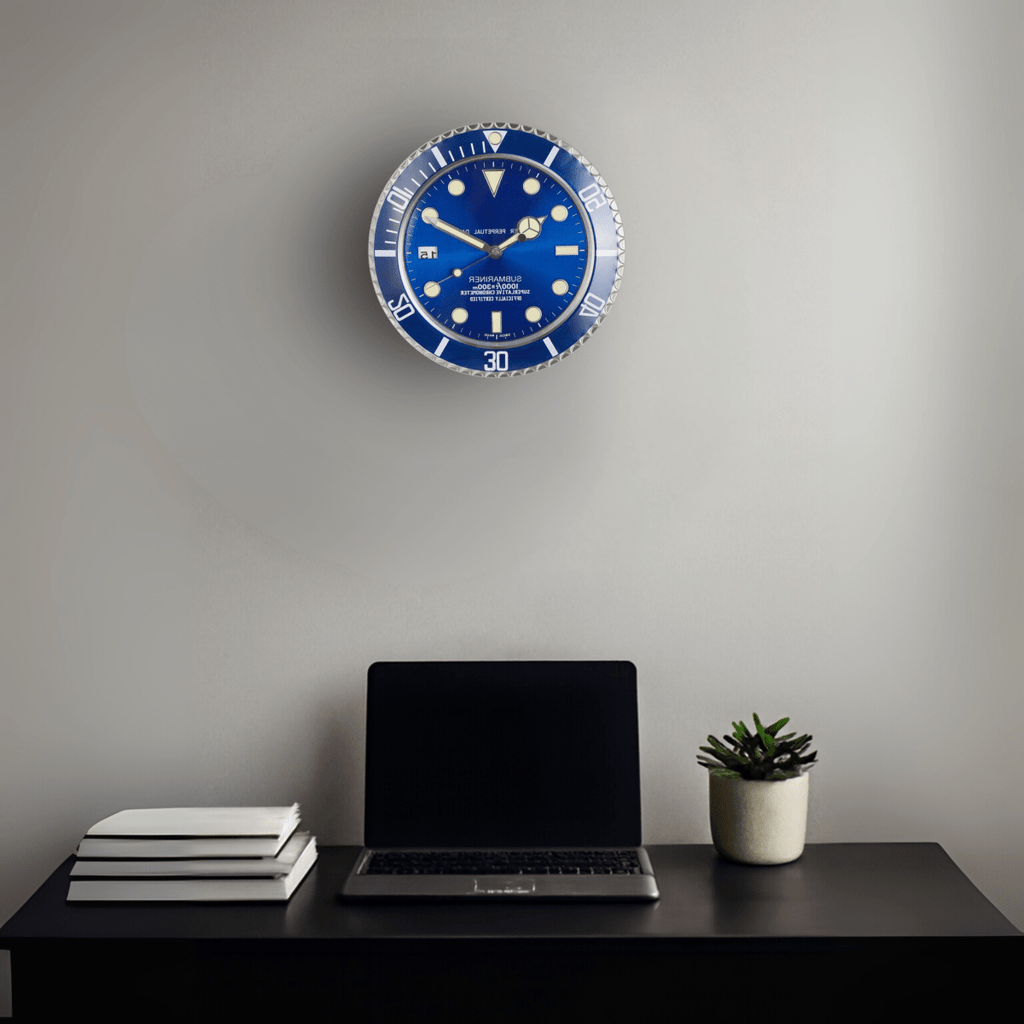 Meravis LumiCore Wanduhr - minimalistisches Design - Fioriscas