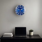 Meravis LumiCore Wanduhr - minimalistisches Design - Fioriscas