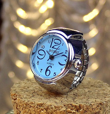 Atria Finger Ring Watch, Compact Timepiece For Everyday Wear
