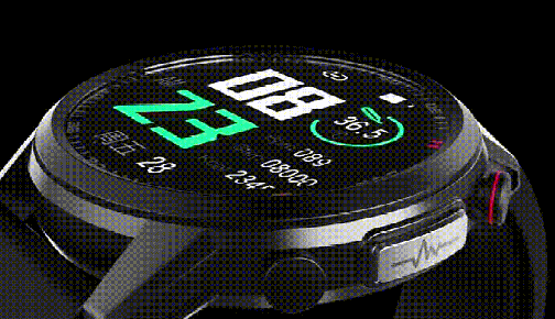 NexPulse Pro NFC nositelné zařízení s 1,45palcovým displejem pro sledování zdraví