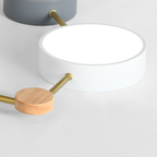 Arisha Moderne LED Loftlampe Log Stue Soveværelse Hvid Grå | Fioriscas