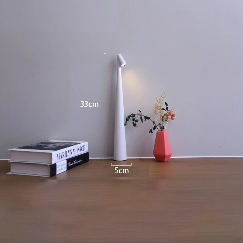 Ledningsfri nordisk minimalistisk LED-bordlampe, genopladelig | Fioriscas