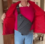 NovaGuard Anti-Theft Sling Bag with Adjustable Crossbody Strap