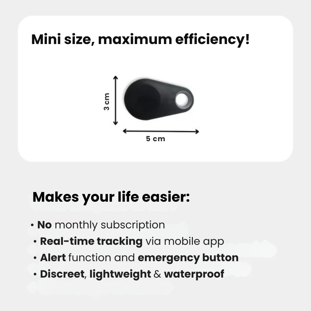 KidiSafe waterdichte gps-tracker voor kinderen, live locatie en SOS-melding